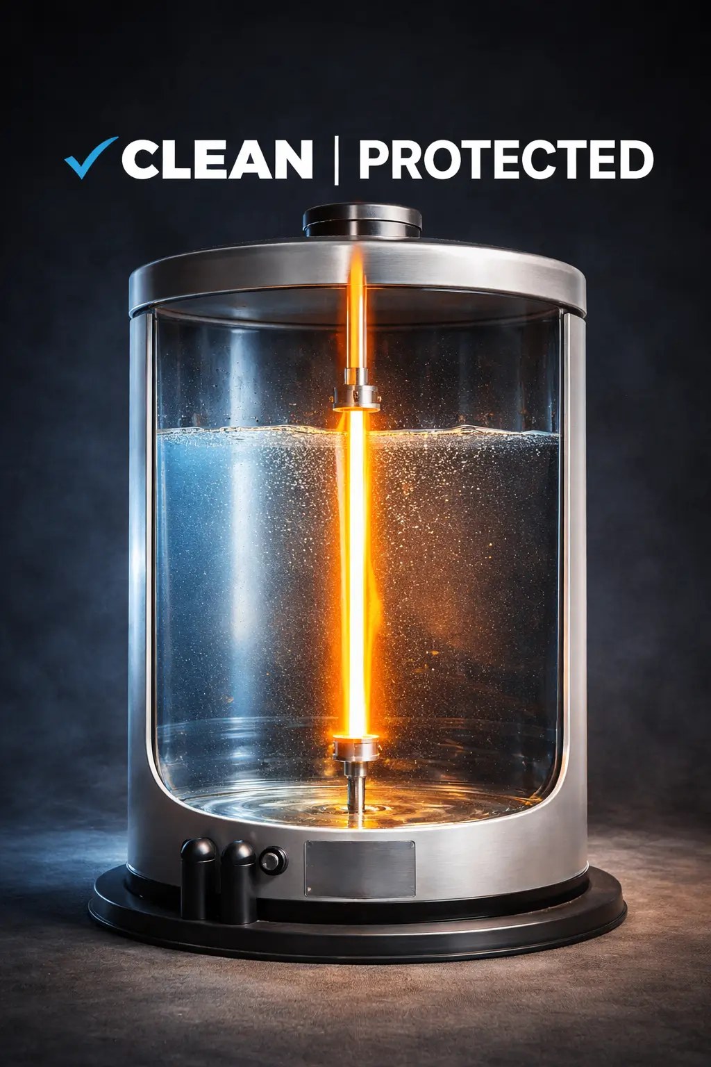 Protected water heater